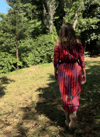 Striped Red Dress