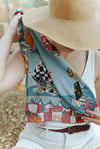 TRATTORIA FLORIPA SILK SCARF