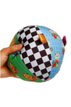 Çıngıraklı Büyük Boy Renkli Oyun Topum (15 CM)