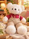 PLS10011 ASORTİ ELBİSELİ PELUŞ AYICIK KIZ ERKEK