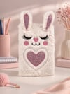 TGB-8206 H KALPLİ TAVŞAN PELUŞ KAPAKLI HATIRA DEFTER