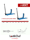 ANT 2 Ton Aalçak Şase Kriko