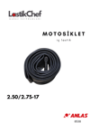Motosiklet İç Lastiği 2.50/2.75-17