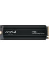 Crucial T705 1TB PCIe Gen5 NVMe M.2 SSD CT1000T705SSD5 (13600-10200 MBs) Heatsink Soğutuculu