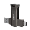 Dahua 128GB OTG USB3.2 Metal USB Bellek P629 Titan Gri