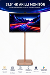 Dahua LM32-U400PN 31,5'' 4K Taşınabilir Smart Android Dokunmatik Monitör 350nit 20Ms 8MP Magnetic Kamera Mikrofon Hoparlör UHD IPS 4 saat pil kapasitesi