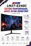 DHI-LM27-E240C VA Panel Curved (Kavisli) 27 inç 240 Hz 1920 (H) × 1080 (V) Çözünürlük 1 MS Gaming Monitör