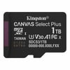 Kingston 1TB SDCS3/1TB Canvas Select Plus MicroSDXC Hafıza Kartı