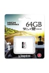 Kingston High Endurance 64GB Micro SD 95MB/S UHS-I / SDCE/64GB
