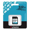 Kingston SDG4/512GB Canvas Go Plus SDXC SD Gen4
