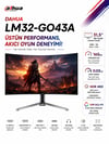 LM32-GO43A 31,5″ 165Hz 0.03ms 4K QD-OLED HDR400 QHD Gaming (Oyuncu) Monitör