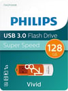 Philips FM12FD00B/00 USB 3.0 128GB Vivid Turuncu