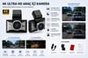 S10 4K G-Sensör Gece Görüş Destekli Döngüsel Kayıt Yapabilen Geniş Açılı Wi-Fi Mobil Uygulamalı Ön ve Arka Çift Araç İçi Kamera (DAHUA TÜRKİYE GARANTİLİ)