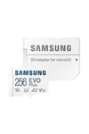 Samsung Evo Plus 256GB MicroSD MB-MC256SA/APC 160 MB/sn Beyaz Hafıza Kartı (Samsung Türkiye Garantili)