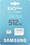 Samsung Evo Plus 512gb Microsd Mb-mc512sa/tr 160 Mb/sn Beyaz Hafıza Kartı ( Türkiye Garantili)