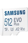 Samsung Evo Plus 512gb Microsd Mb-mc512sa/tr 160 Mb/sn Beyaz Hafıza Kartı ( Türkiye Garantili)