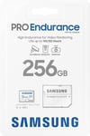 Samsung Pro Endurance 256gb Microsdxc Güvenlik Ve Araç Kamerası Hafıza Kartı Mb-mj256ka