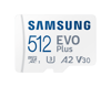(TEŞHİR) Samsung Evo Plus 512gb Microsd Mb-mc512sa/tr 160 Mb/sn Beyaz Hafıza Kartı ( Türkiye Garantili)