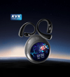 X167 Yapay Zeka Destekli Dokunmatik Ekranlı Bluetooth Kulaklık – 165 Dil Çeviri Özellikli (Siyah)