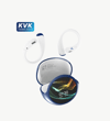 X167 Yapay Zeka Destekli Dokunmatik Ekranlı Bluetooth Kulaklık – 165 Dil Çeviri Özellikli (Mavi)