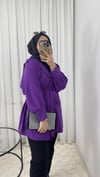 Elira Krep Tasarım Mor 