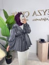 Gümüş Sim Tasarım Ceket