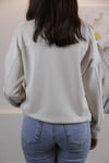 BEJ MODAL SWEATSHİRT