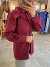 BORDO GABARDİN GÖMLEK
