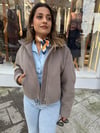 FERMUARLI KAŞE CEKET ANTRASİT 3919