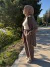 FERMUARLI TUNİK TAKIM VİZON