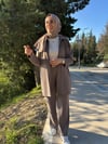 FERMUARLI TUNİK TAKIM VİZON