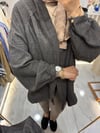 KAHVE İŞLEMELİ KİMONO
