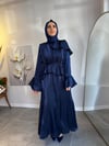 LACİVERT ELBİSE STOK KODU 3401 