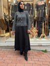 PAÇA İŞLEME DETAY ETEK SİYAH