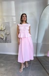 PEMBE BÜZGÜLÜ BLUZ STOK KODU 3102