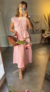 PEMBE PİLELİ ETEK STOK KODU 3100
