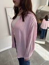 PEMBE TRANSPARAN GÖMLEK 