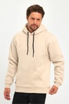 3 İplik Bej Oversize Unısex Şardonlu Sweatshirt
