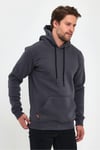 3 İplik Füme Oversize Unısex Şardonlu Sweatshirt