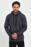 3 İplik Füme Oversize Unısex Şardonlu Sweatshirt