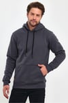 3 İplik Füme Oversize Unısex Şardonlu Sweatshirt