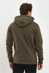 3 İplik Haki Oversize Unısex Şardonlu Sweatshirt