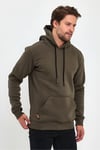 3 İplik Haki Oversize Unısex Şardonlu Sweatshirt