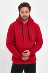 3 İplik Kırmızı Oversize Unısex Şardonlu Sweatshirt