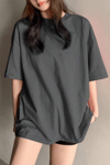 Füme Kadın Oversize T-shirt