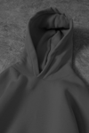 Füme Unisex Bol Kalıp Hoodie
