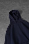 Lacivert Unisex Bol Kalıp Hoodie