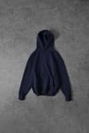 Lacivert Unisex Bol Kalıp Hoodie