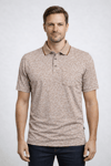 POLO YAKA DESENLİ KISA KOLLU TSHİRT