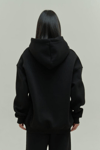 Siyah Oversize Kapuşonlu Kadın sweatshirt